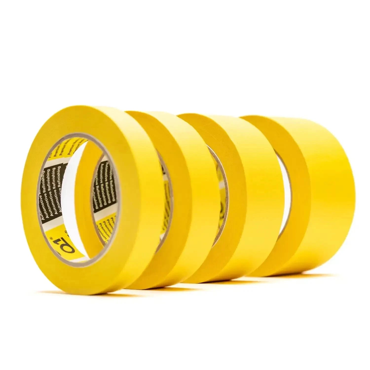 Q1 Premium Automotive Masking Tape 1.5" / 36mm x 50M 6 Rolls Per Sleeve Yellow