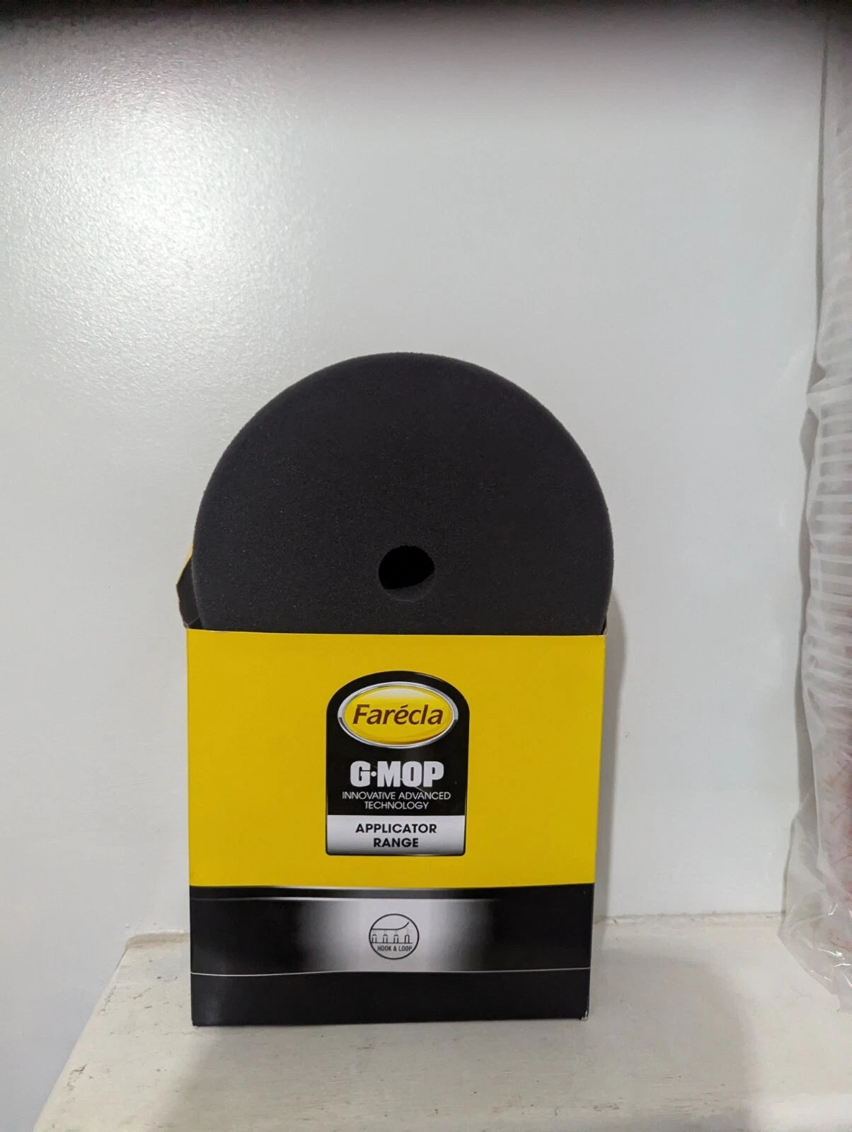 2X FARECLA G MOP (GMF622) ANGLED FINISHING FOAM (BLACK - 150 MM / 6")