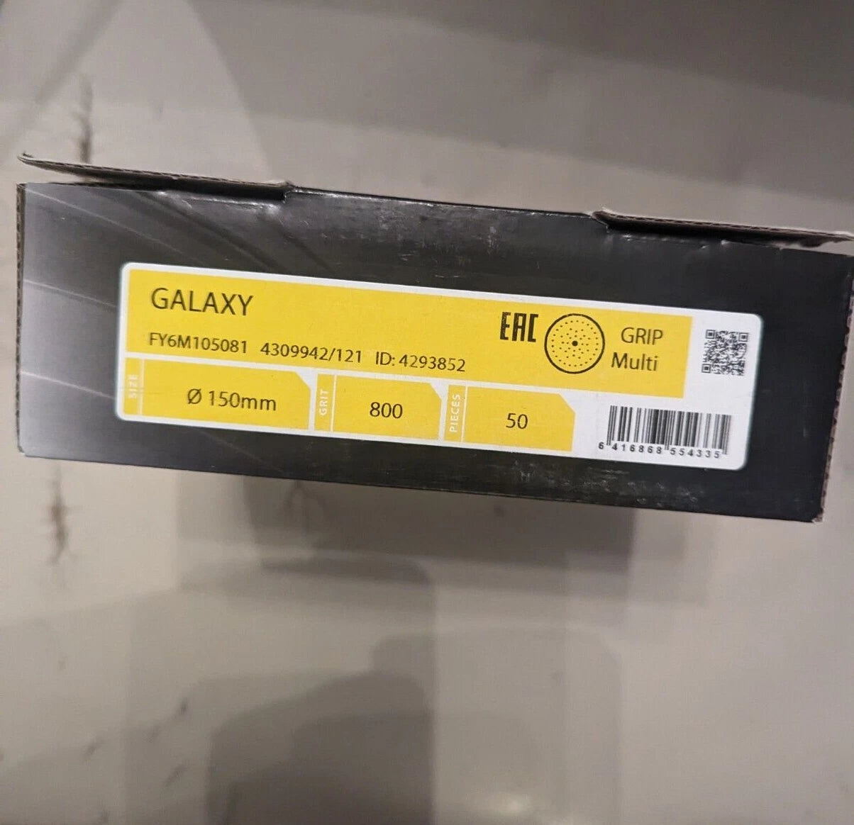 Mirka Galaxy 150mm 6" Grip Multifit 50 Pack 800 grit x2