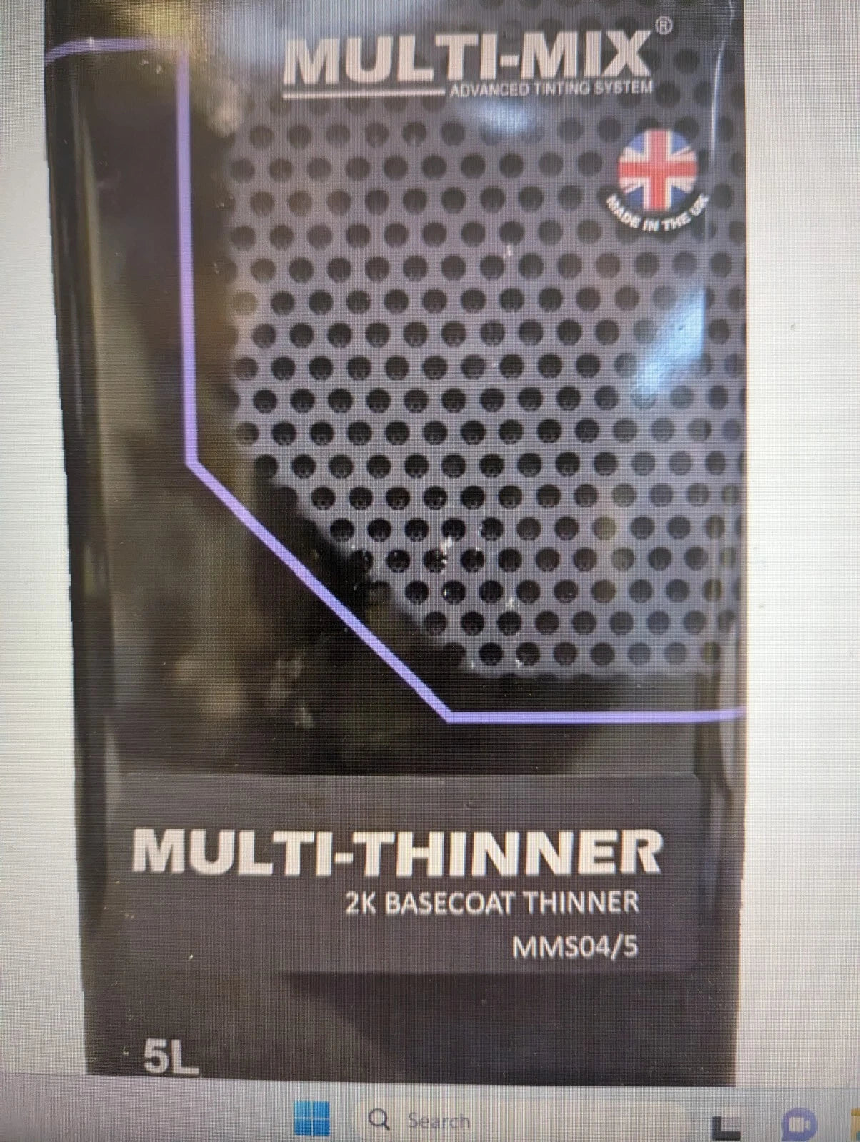 MULTI-MIX MULTI-THINNER 2K BASECOAT THINNERS 5L