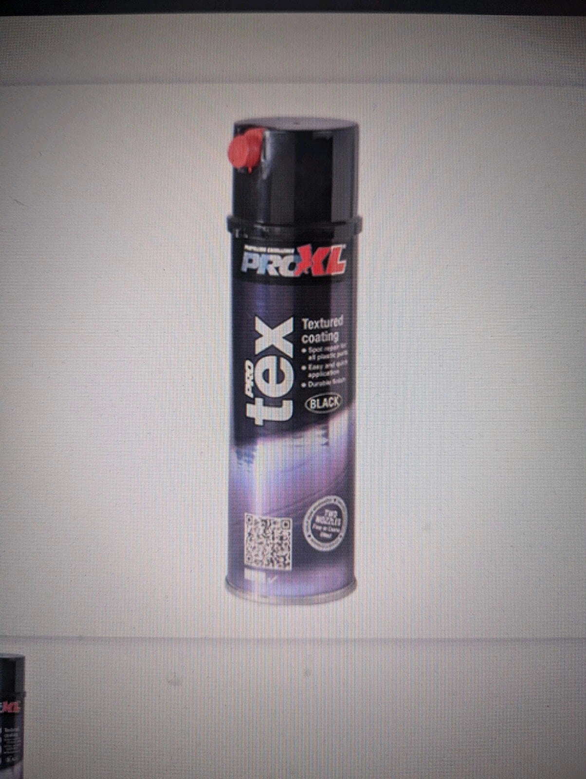 1 X PRO XL PROTEX TEXTURE COATING BLACK AEROSOL 500ML -PROXL BUMPER PLASTIC TRIM