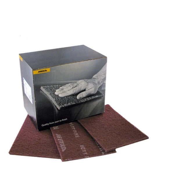 Mirka  - Red Very Fine VF Scotch Hand Pads - Box of 20 red