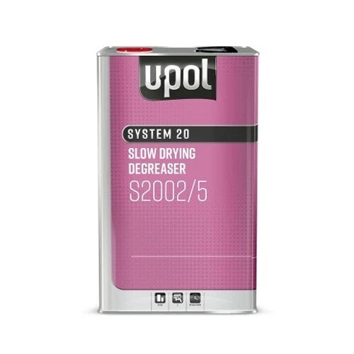 U-POL SYSTEM 20 SLOW DRYING DEGREASER S2002/5  PANEL WIPE 5 LITRE Panel Wipe